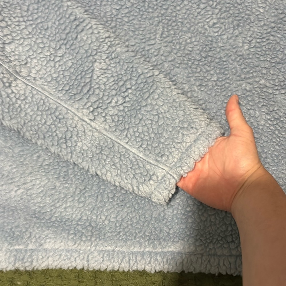 Cozy Light Blue lululemon Sherpa Pullover - Picture 2 of 7
